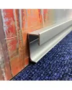 Алюмінієвий плінтус LED Best Deal Срібний анодований 5/30/2,5 м Профіль Центр (Київ)