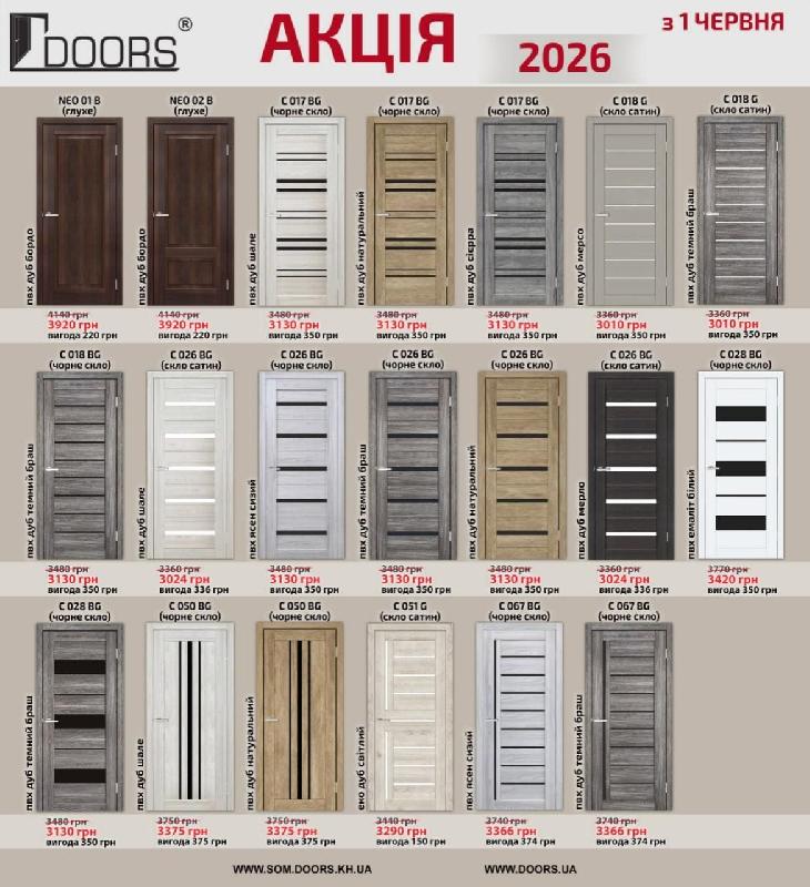 Акція на двері ТМ Doors 