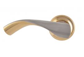 Дверная ручка Siba Siena ключ матовый никель/темное золото