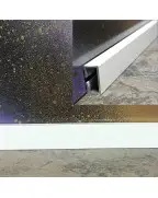 Мікро плінтус алюмінієвий  Best Deal 1/20/2,5 (120) Білй