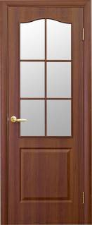 Н.С.-70 Дверне полотно ПВХ рамка (без стекла) орех 0,70х2 Украина