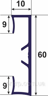 Плінтус алюмінієвий накладний Best Deal 1 чорний матовий (1/60/2,5 м)