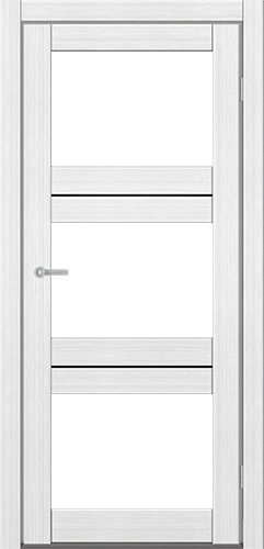 Дверь Art Door M 202 белая (600х2000мм.) ПВХ пленка, стекло сатин