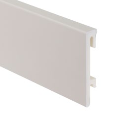 Плінтус Salag Bravo Кашемір в плівці (80 mm*16 mm*2400 mm)