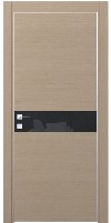 Двері Dooris GW 01 шпон дуб радіал.,торець алюм. 800*2000
