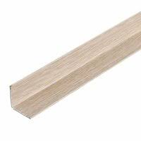 20 - 0131 Угол ПВХ Люкс (20х20) дуб беленый (2,75м.п./шт) (25шт/уп)
