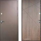 Двери Входные Магда тип 4 модель 100 Метал Ral N-291/ Дуб Бронзовый винорит (улица)