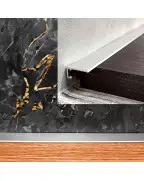 Мікро плінтус алюмінієвий  Best Deal 15,6*7,4*2,5 Срібло анодоване