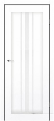 Дверне полотно ARIZONA StilDoors Белый кристал  (800*2000) ПВХ, скло сатин