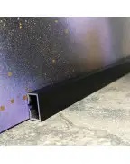 Мікро плінтус алюмінієвий  Best Deal 1/20/2,5 (120) Чорний