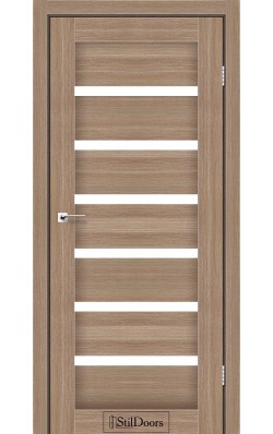 Дверне полотно FLORIDA StilDoors Ольха классическая (800*2000) ПВХ, стекло сатин