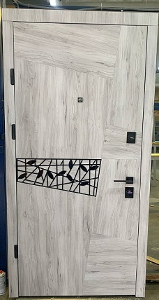 Двері вхідні Страж Lux St Securemme Vitrum дуб Крафт білий/Porte дуб Крафт білий 850*2040