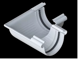 Водостічна система Альта Профіль кут жолоба 90 ° білий ПВХ (д.125мм) (8шт/уп)