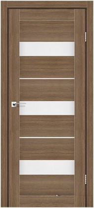 Дверне полотно MEXICO StilDoors Итальянский орех (800*2000) ПВХ, стекло сатин