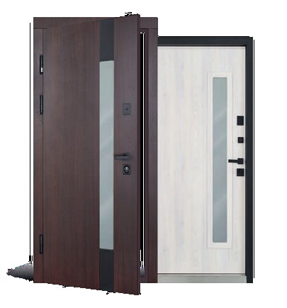 Двері вхідні уличная  Abwehr  527Tower( Termix) 960х2050( венге/сосна прованс) терморозрив