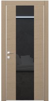 Двері Dooris GW 07 шпон дуб радіал.,торець алюм. 800*2000