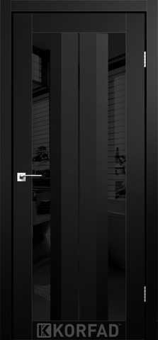 Двери Korfad Aliano AL-01 Super Pet антрацит 800*2000 зеркало графит двухстороннее