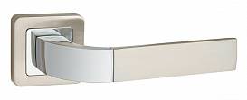 Дверная ручка Punto Orion QR SN/SP-3 мат. никель/хром