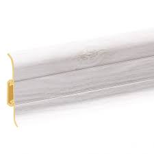 Плинтус Premium Cezar Матовый №208 Дуб Чиллаут (59*22*2500)