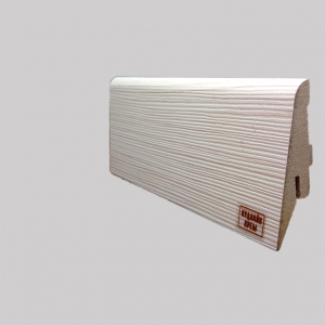 Плінтус МДФ Супер Профіль h 55 Вудлайн Крем ПП1255 (2800х52х19мм) (19шт/уп/17,9кг)