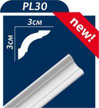 Карниз Premium Decor  PL 30 (МР) 30х30 (100 шт.)