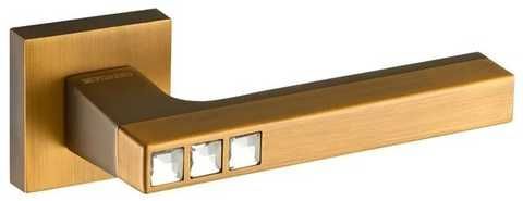 Дверна ручка Fuaro Crystal Flash DM CF-17 кава