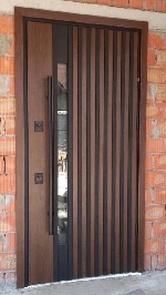 Двері вхідні Страж Proof  Rio-S Loft  Mottura St   дуб темний 870*2050 левая