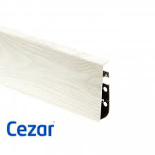 Плінтус ПВХ Hi Line Prestige Cezar Матовий №163 Дуб Аспен (74*22*2500)