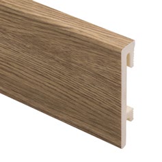 Плінтус Salag Bravo Desert Oak в плівці (80 mm*16 mm*2400 mm)