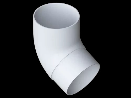 Водосточная система Альта Профиль колено трубы 67° белое ПВХ (д.95мм) (16шт/уп)