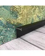 Плінтус алюмінієвий прихованого монтажу Best Deal Чорний 7/20 (2,5м)