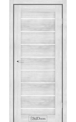 Дверне полотно TANZANIA StilDoors Сандал (800*2000) ПВХ, стекло сатин (СК)