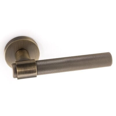 SIBA ECO Дверна ручка OLIMPIA на розетці AR05 матова бронза (88 88)