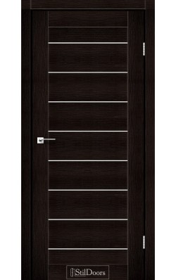 Дверне полотно TANZANIA StilDoors Венге премиум (800*2000) ПВХ, стекло сатин