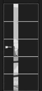 Двері міжкімнатні модель CL29 (60,70,80,90) ПВХ+вставка скла+молдинг
