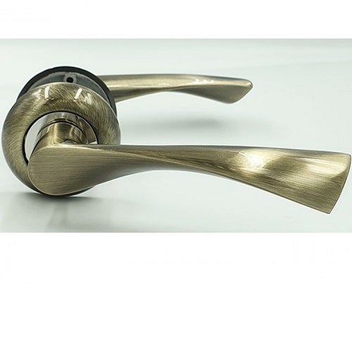 Ручка Trion на круглой розете Polis AL-AL AB/CP NEW бронза /хром