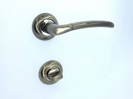 Ручка Trion на круглой розете Verde AL-AL  AB\CP бронза/хром