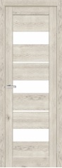 Дверь Doors Smart С028 дуб светлый (800*2000) экошпон, стекло сатин