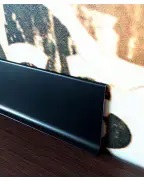 Плінтус алюмінієвий накладний Best Deal 3 чорний матовий (3/60/2,5 м)