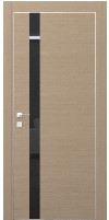 Двері Dooris GW 04 шпон дуб радіал.,торець алюм. 800*2000