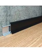 Мікро плінтус алюмінієвий  Best Deal 3/26/2,5 (326) Чорний