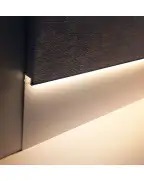 Плінтус алюмінієвий LED Best Deal Білий 4/100/2,5 м