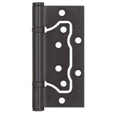 Петля Fuaro универсальная без врезки IN4300W BL (300-2BB) 100x62x2,5  (черный)(бабочка) (1 уп.- 2 шт)