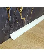 Мікро плінтус алюмінієвий  галтель 10*10*3м Біла