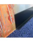 Мікро плінтус алюмінієвий  Best Deal 6/40/2,5 (640) Чорний