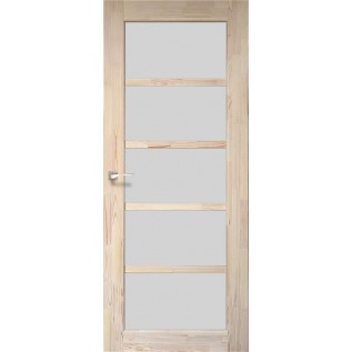 Дверне полотно Сосна SD-01под покраску 800 х 2000 сеткло сатин