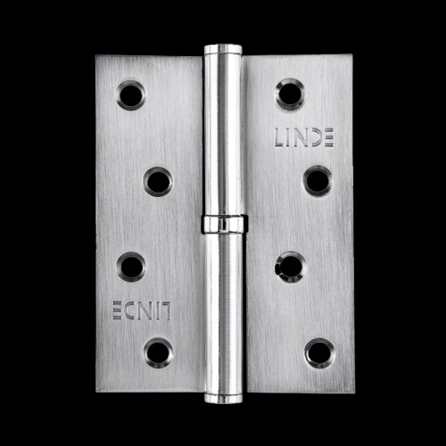 Петля Linde  H - 100 R МС (100*75*2,5мм) правая матовый хром (1 петля в уп)