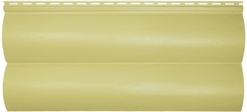 Сайдинг Альта Block House Slim панель лимонна (230 * 3660) (0,842кв.м/шт) (10шт/уп)