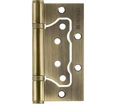 Петля Fuaro универсальная без врезки (бабочка) IN4500W 500-2BB 100x75x2,5 AB (бронза)(1 уп.- 2шт)