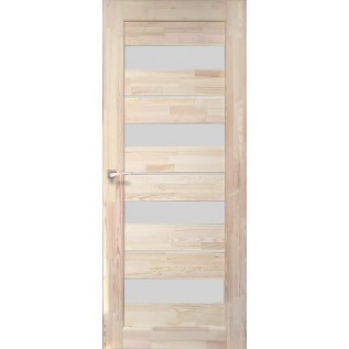 Двери Korfad сосна без обработки SD-03 стекло сатин 800х2000